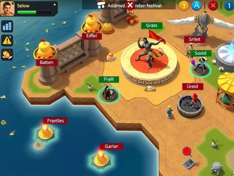 Breeze Sovereign battle scene showing strategic unit placement